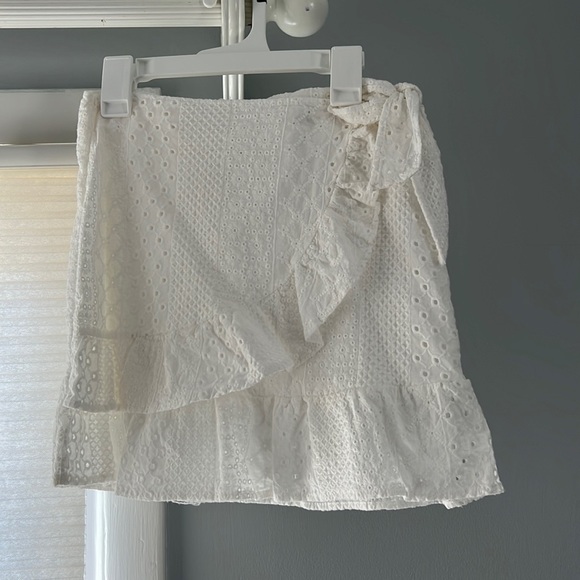White Eyelet Skirt - Picture 2 of 4